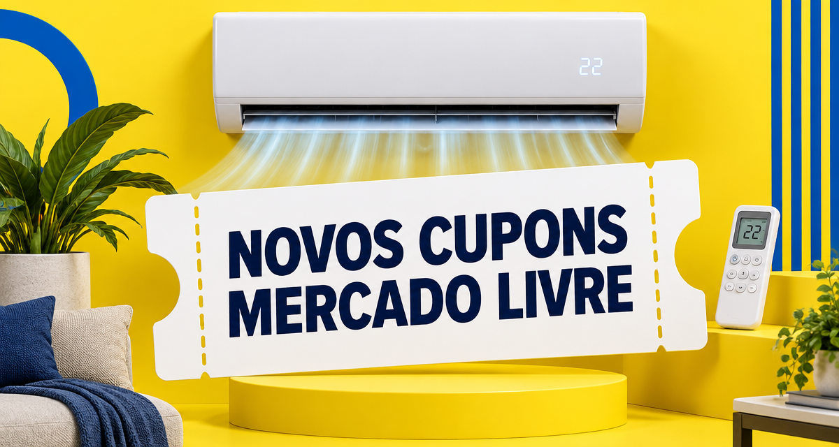 Cupom Ar-Condicionado Mercado Livre: descontos válidos