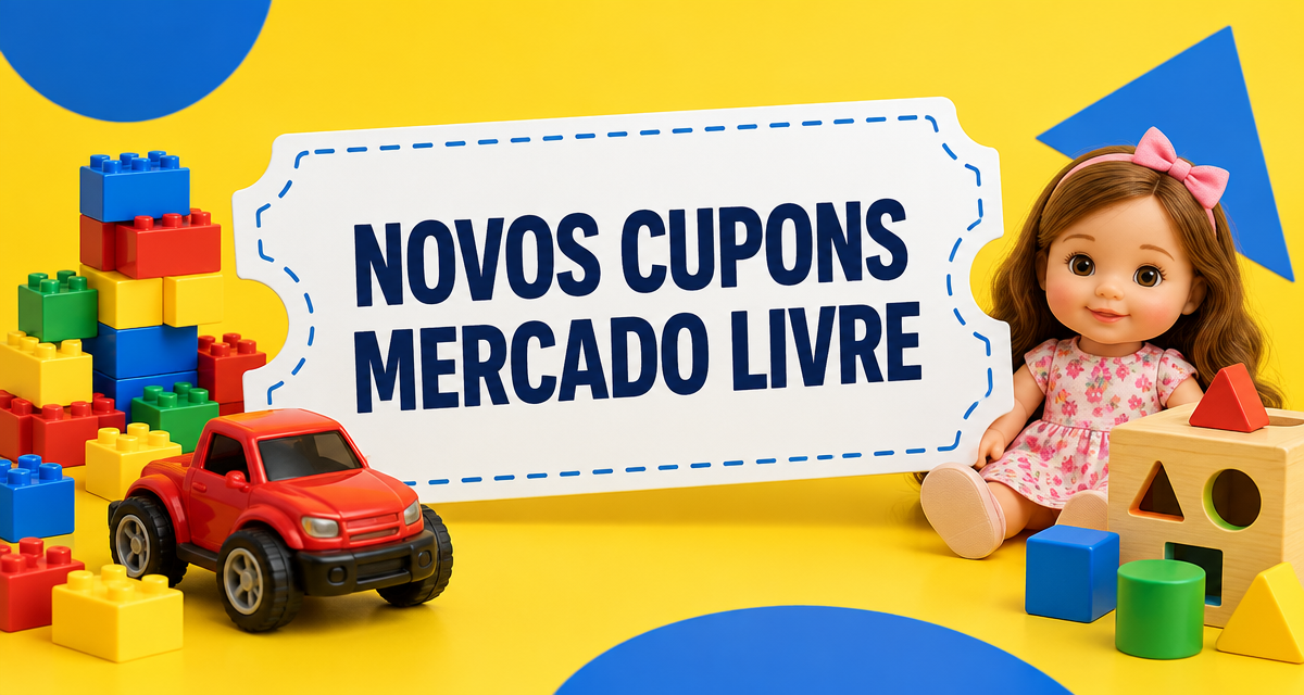 Cupom Brinquedo Mercado Livre: códigos e descontos