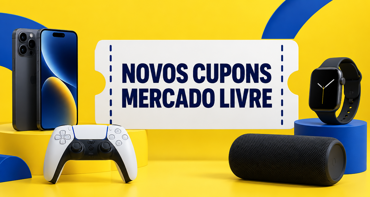 Cupom Mercado Livre Eletrônicos: códigos válidos hoje