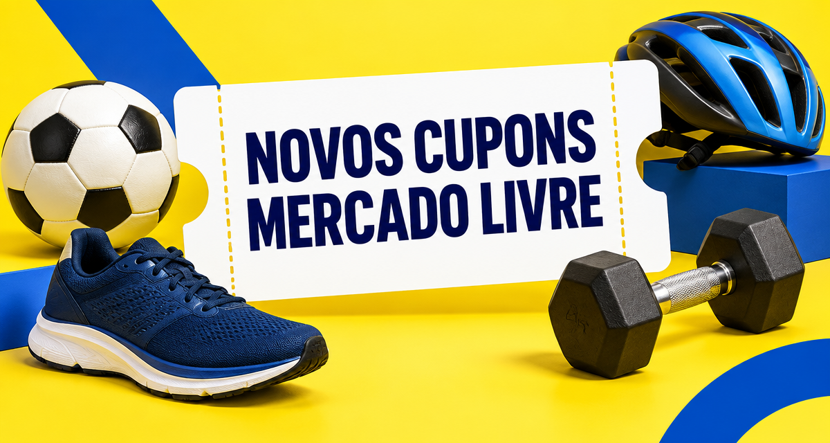 Cupom Mercado Livre Esporte: descontos válidos hoje