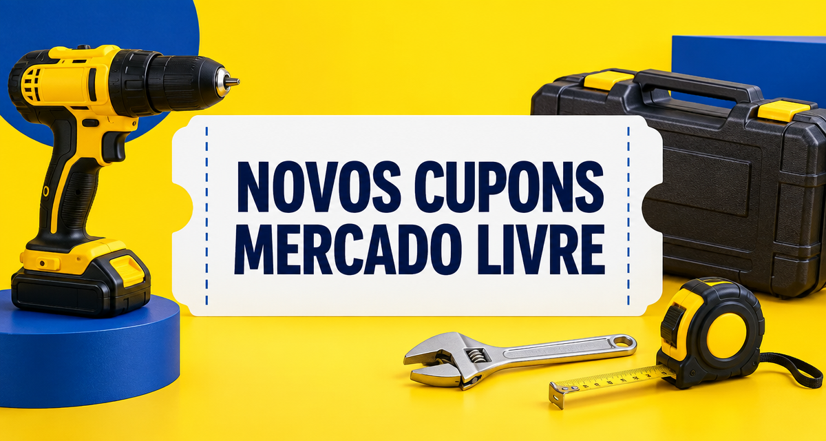 Cupom Mercado Livre Ferramentas: códigos e ofertas