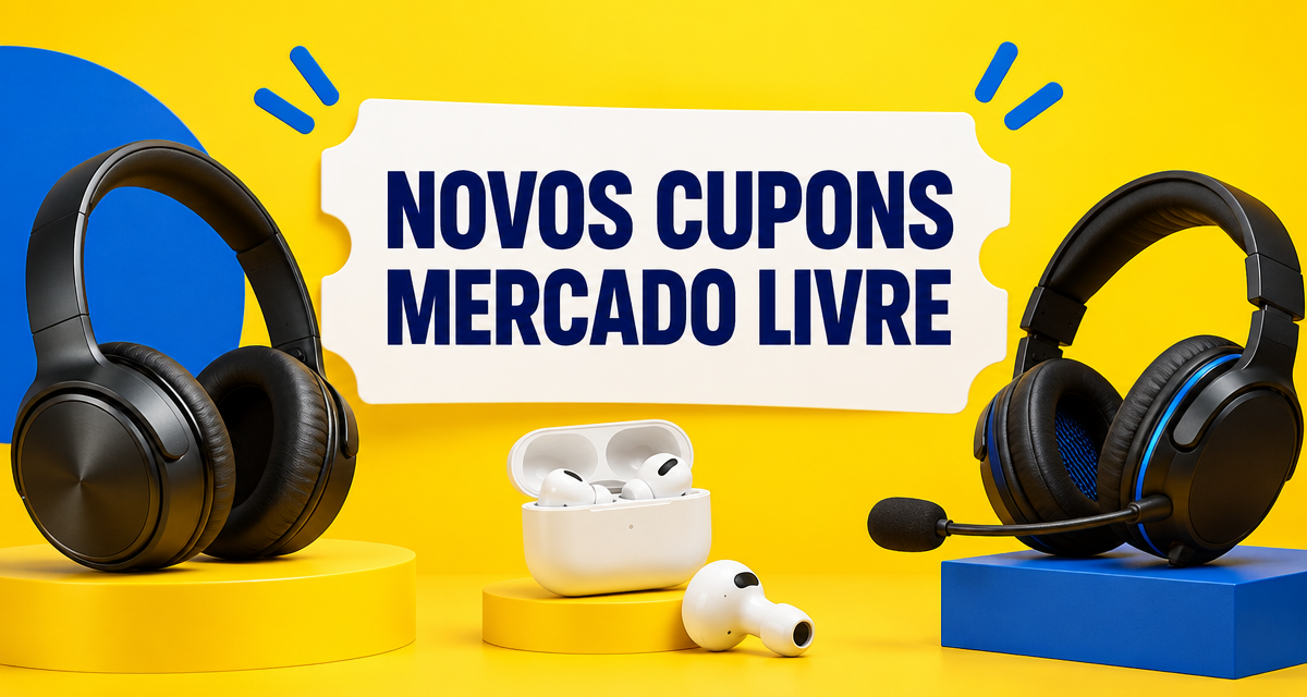 Cupom Mercado Livre Fone de Ouvido: códigos ativos