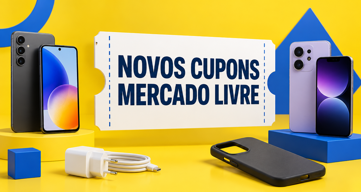 Cupom Mercado Livre Smartphone e Celular: códigos de desconto
