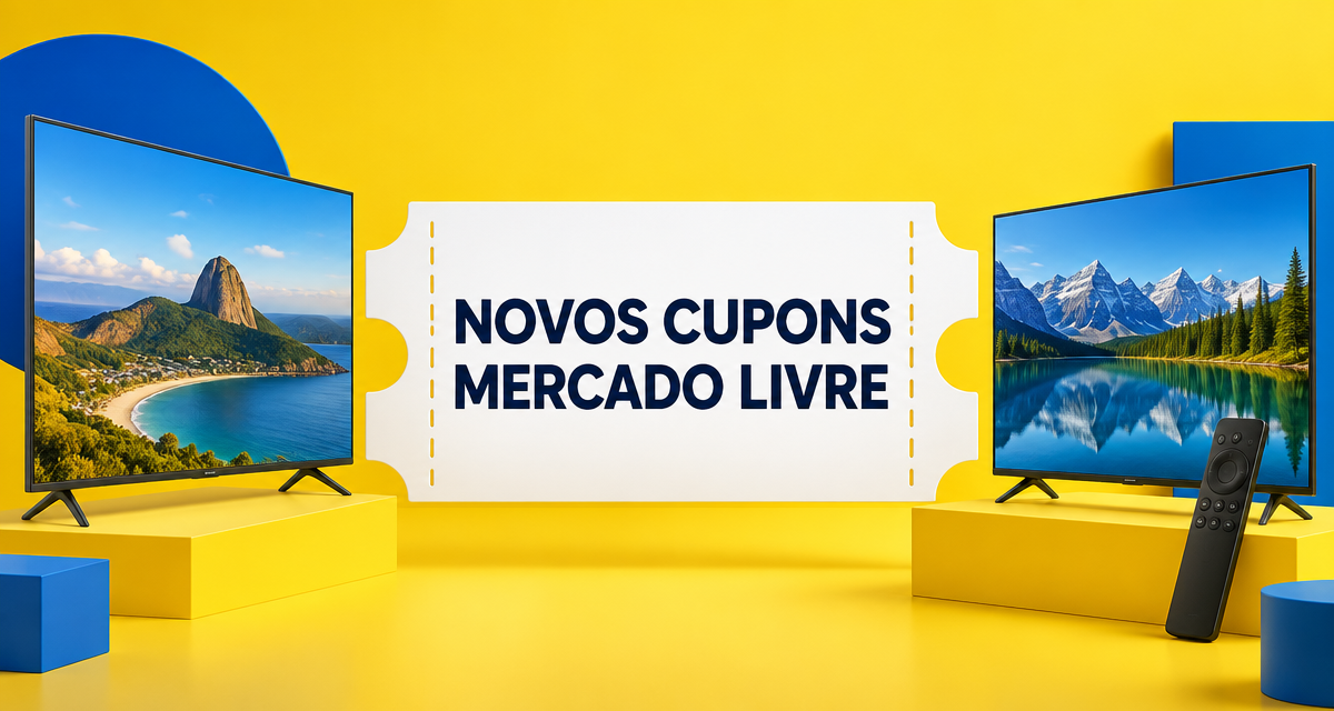 Cupom Mercado Livre TV: descontos e códigos para Smart TV